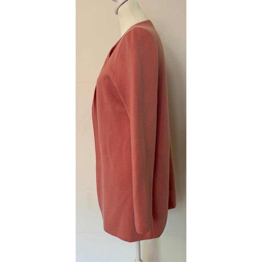 Talbots Pure Merino Wool Open Cardigan Size S (duster shacket sweater) - Picture 4 of 6
